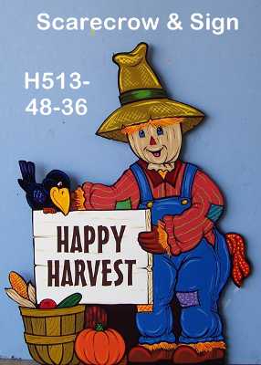 H513Scarecrow and Sign